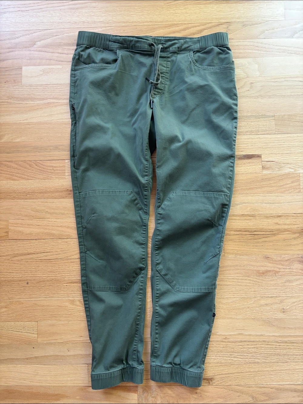 Black Diamond Pants Men’s Large 35x30 Military Green Technical Joggers Outdoor